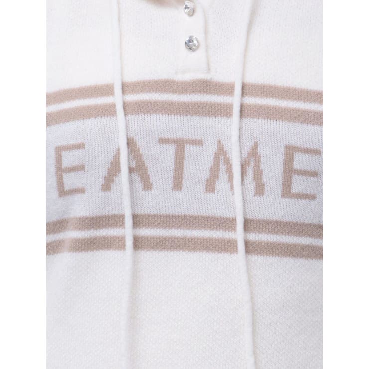 フーディーロゴニットワンピース | EATME | 詳細画像43 