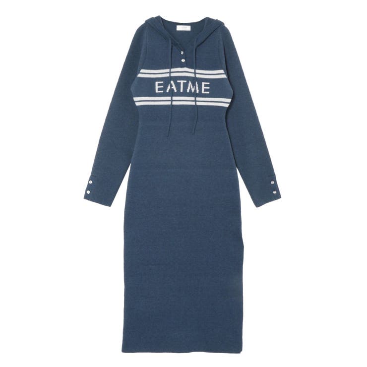 フーディーロゴニットワンピース | EATME | 詳細画像49 
