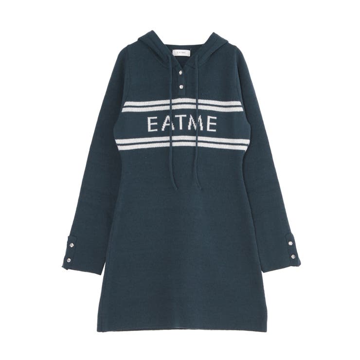 フーディーロゴニットワンピース | EATME | 詳細画像50 