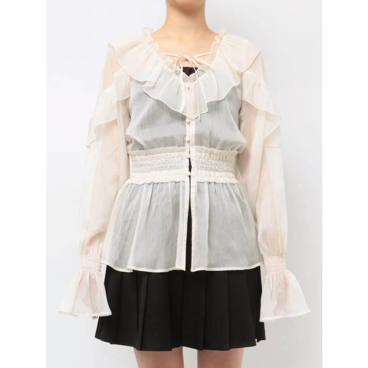 フリルシアーブラウス | EATME | 詳細画像14 
