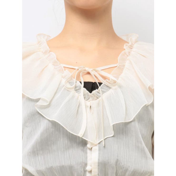 フリルシアーブラウス | EATME | 詳細画像17 