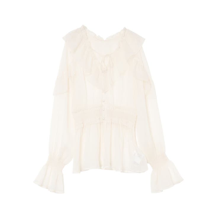 フリルシアーブラウス | EATME | 詳細画像25 