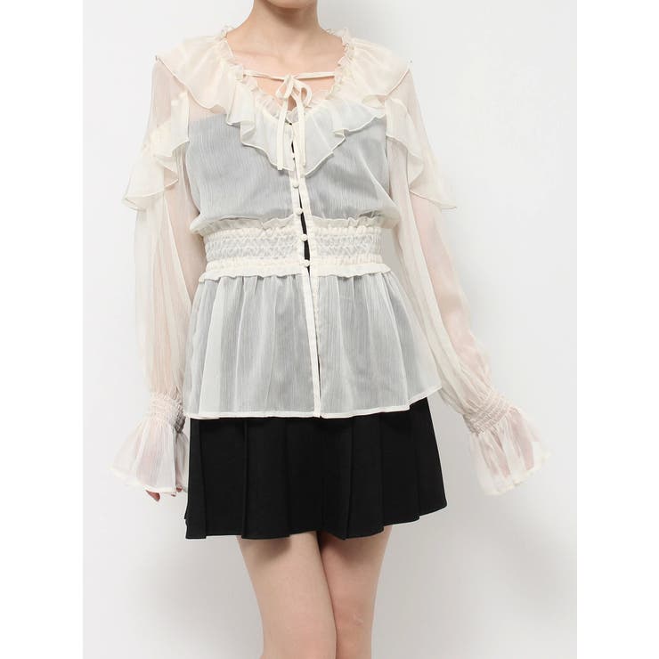 フリルシアーブラウス | EATME | 詳細画像32 