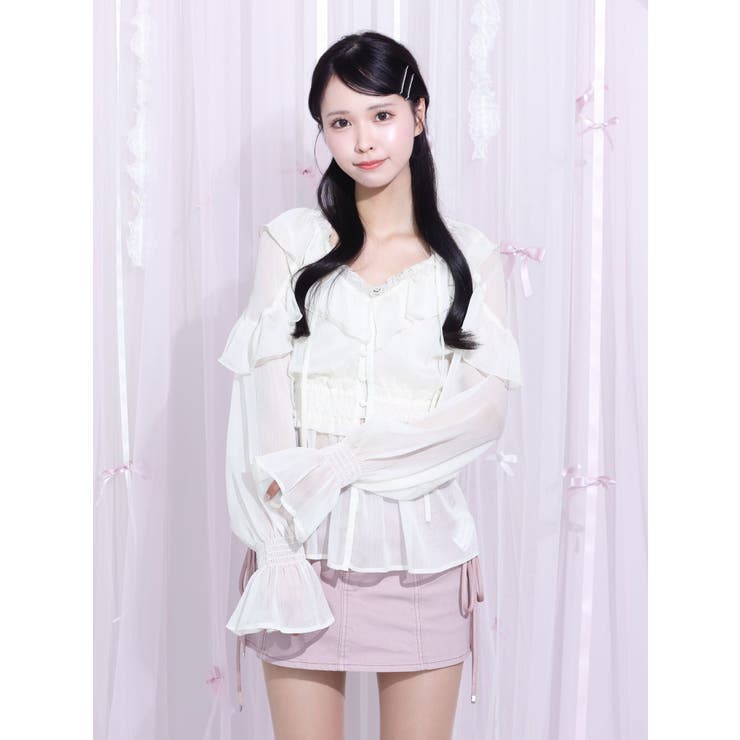 フリルシアーブラウス | EATME | 詳細画像7 