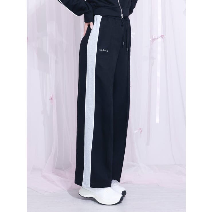 バイカラーラインパンツ（セットアップ可能） | EATME | 詳細画像11 