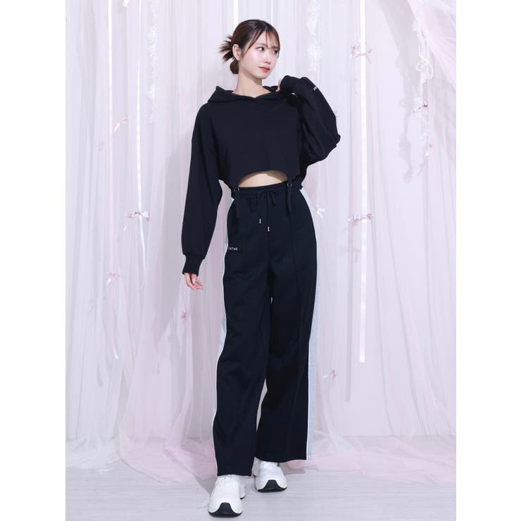 バイカラーラインパンツ（セットアップ可能） | EATME | 詳細画像12 