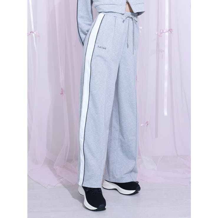 バイカラーラインパンツ（セットアップ可能） | EATME | 詳細画像17 