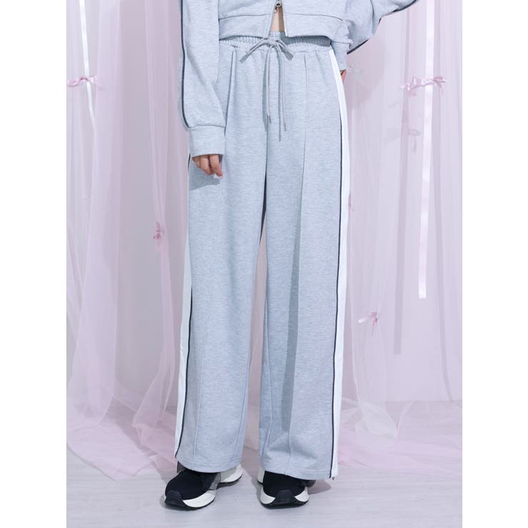 バイカラーラインパンツ（セットアップ可能） | EATME | 詳細画像18 