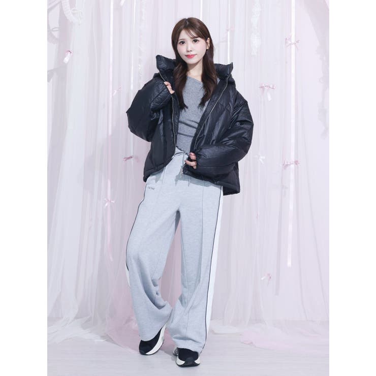 バイカラーラインパンツ（セットアップ可能） | EATME | 詳細画像25 