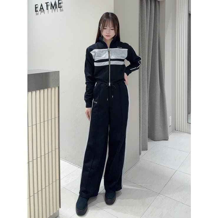 バイカラーラインパンツ（セットアップ可能） | EATME | 詳細画像3 