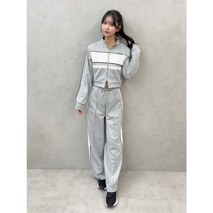 バイカラーラインパンツ（セットアップ可能） | EATME | 詳細画像34 