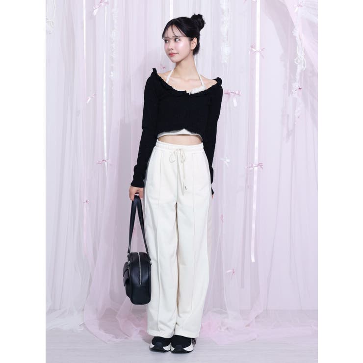 バイカラーラインパンツ（セットアップ可能） | EATME | 詳細画像7 