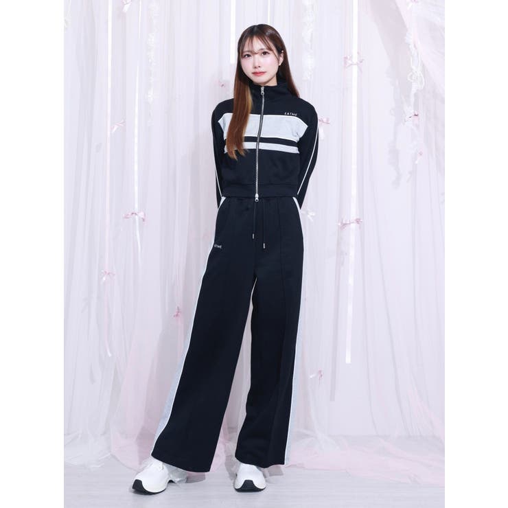 バイカラーラインパンツ（セットアップ可能） | EATME | 詳細画像8 