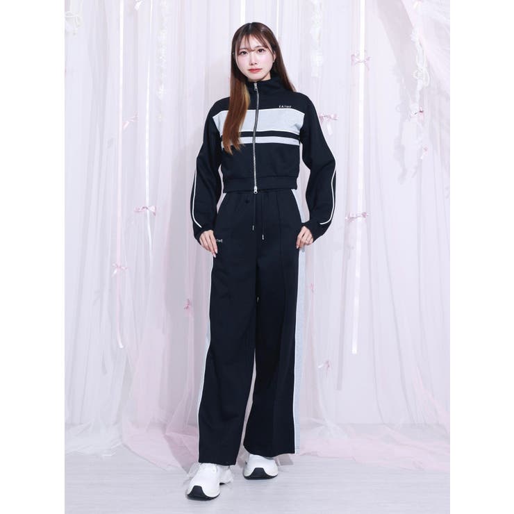 バイカラーラインパンツ（セットアップ可能） | EATME | 詳細画像9 