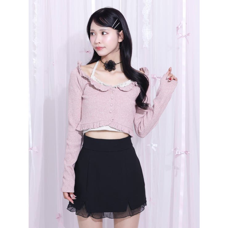 シアーレイヤードスリットミニスカート | EATME | 詳細画像15 