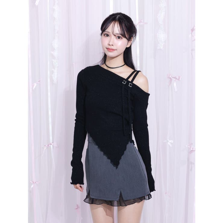 シアーレイヤードスリットミニスカート | EATME | 詳細画像25 