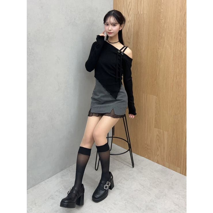 シアーレイヤードスリットミニスカート | EATME | 詳細画像27 