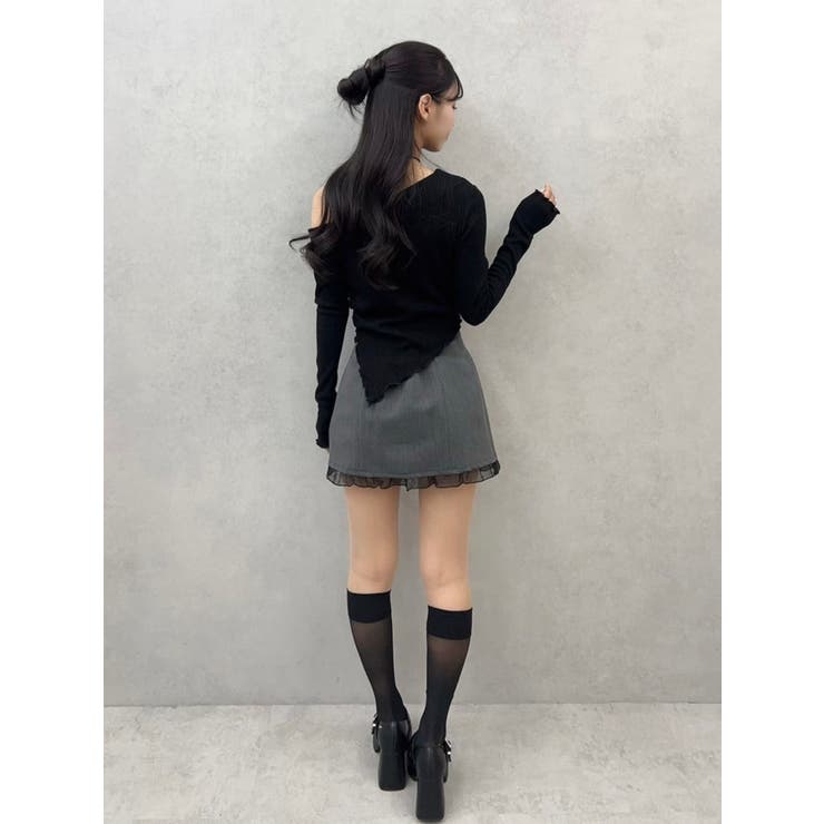 シアーレイヤードスリットミニスカート | EATME | 詳細画像30 