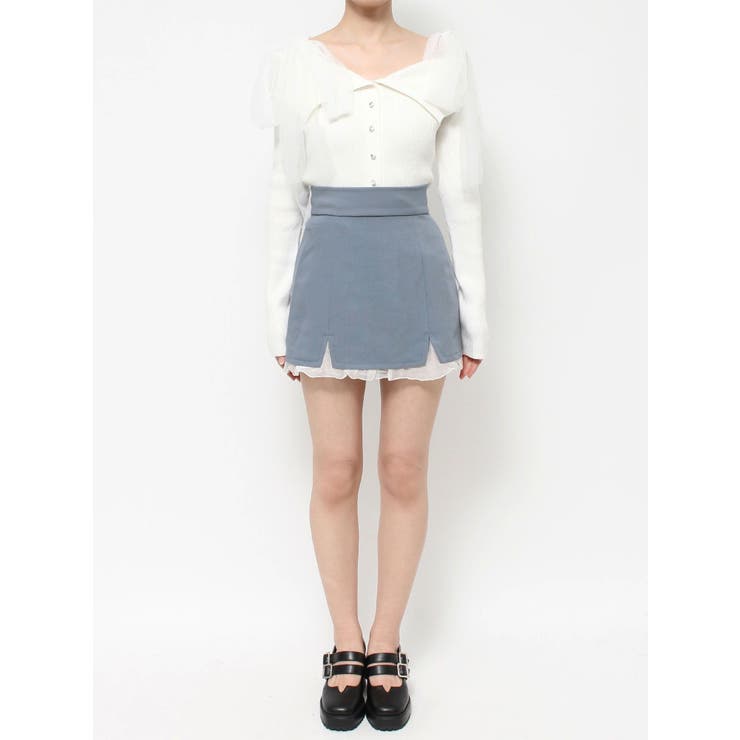 シアーレイヤードスリットミニスカート | EATME | 詳細画像37 