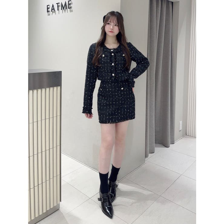 ツイードミニスカート（セットアップ可能） | EATME | 詳細画像15 
