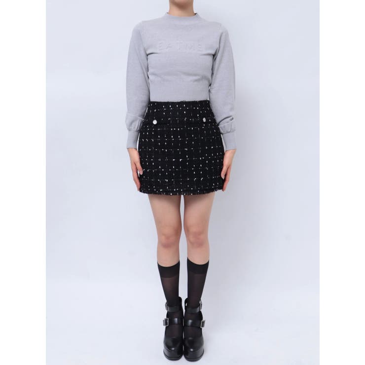 ツイードミニスカート（セットアップ可能） | EATME | 詳細画像37 