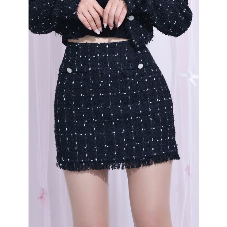 ツイードミニスカート（セットアップ可能） | EATME | 詳細画像7 