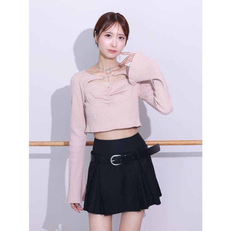 【関税込み】Collina Strada ブラック Ammi Fanny ミニドレス 関税込み】Collina Strada ブラック Ammi Fanny ミニドレス