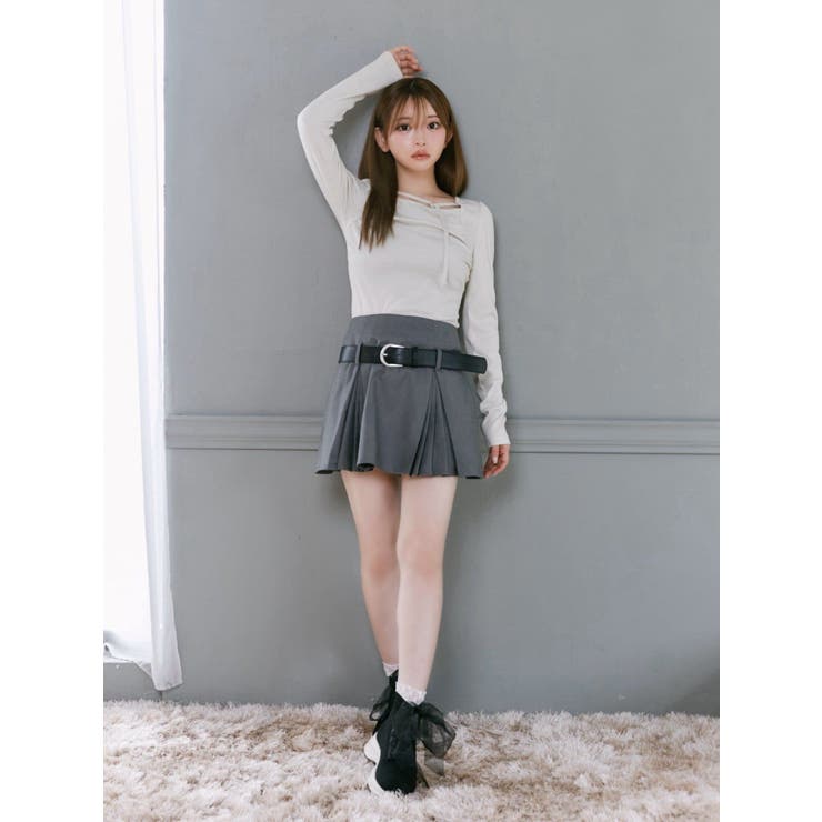 ベルテッドミニスカート | EATME | 詳細画像30 