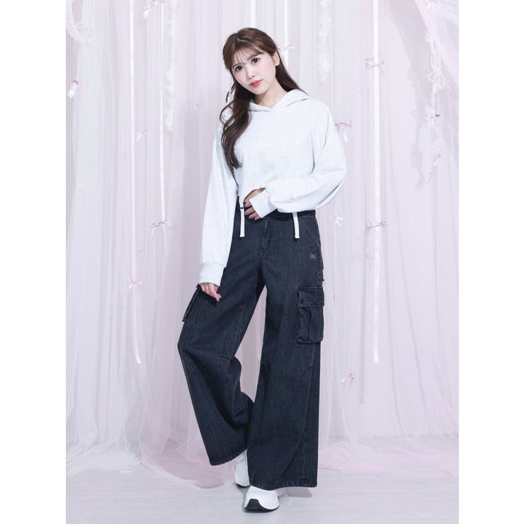 カットアウトデニムカーゴパンツ | EATME | 詳細画像15 