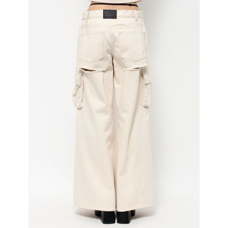 カットアウトデニムカーゴパンツ | EATME | 詳細画像24 