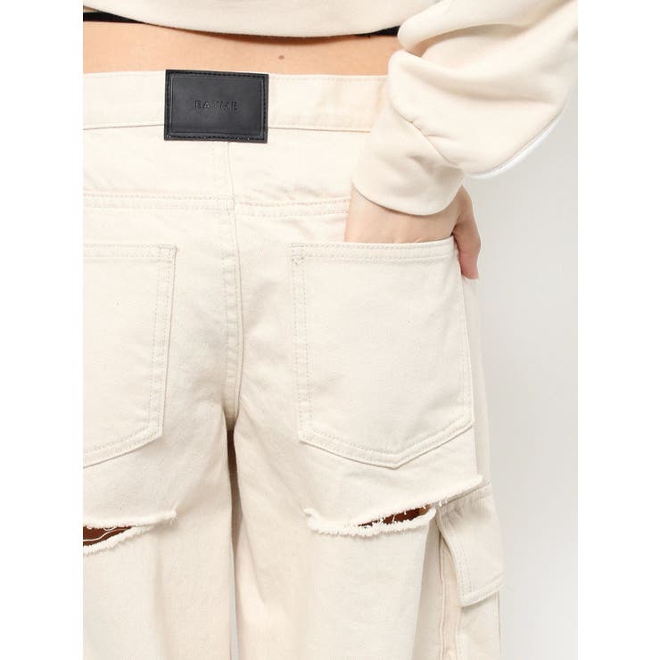 カットアウトデニムカーゴパンツ | EATME | 詳細画像27 