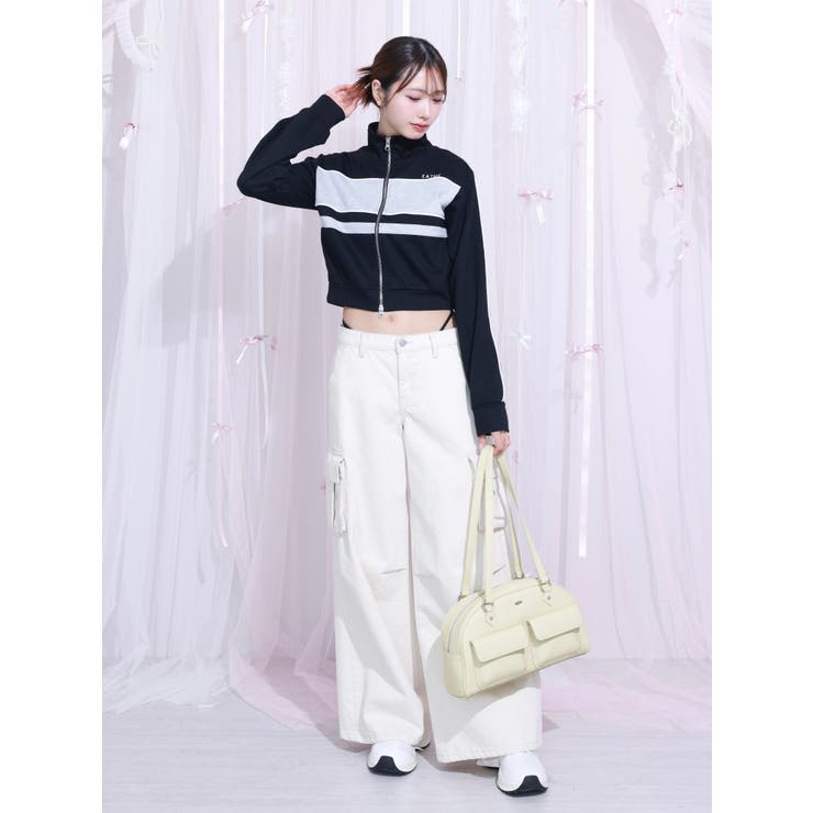 カットアウトデニムカーゴパンツ | EATME | 詳細画像4 