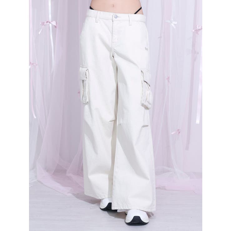 カットアウトデニムカーゴパンツ | EATME | 詳細画像5 