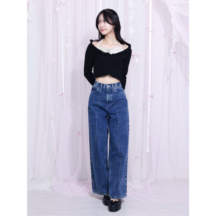 ピンタックワイドデニムパンツ | EATME | 詳細画像10 