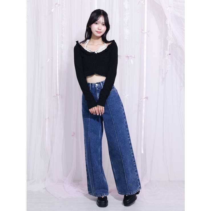 ピンタックワイドデニムパンツ | EATME | 詳細画像11 