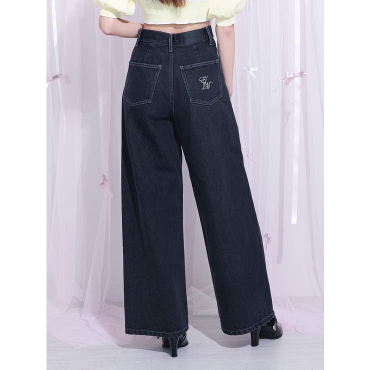 ピンタックワイドデニムパンツ | EATME | 詳細画像15 