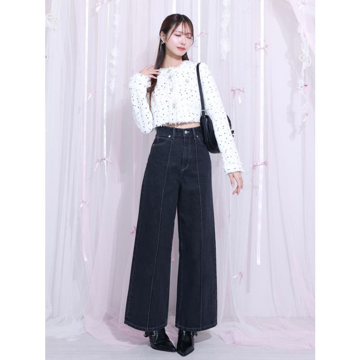 ピンタックワイドデニムパンツ | EATME | 詳細画像16 