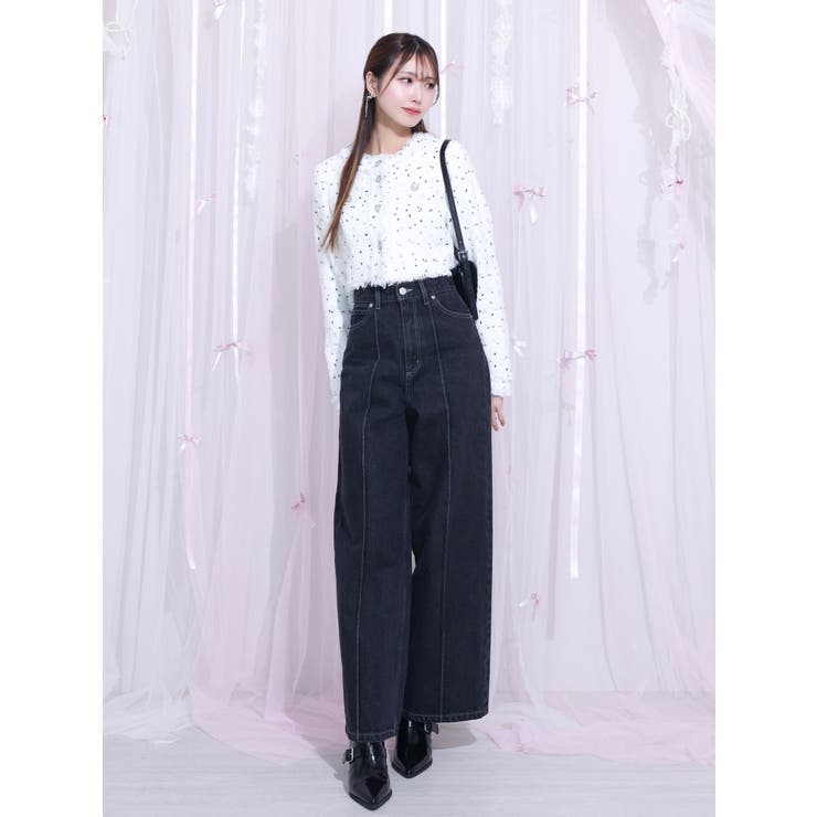 ピンタックワイドデニムパンツ | EATME | 詳細画像18 