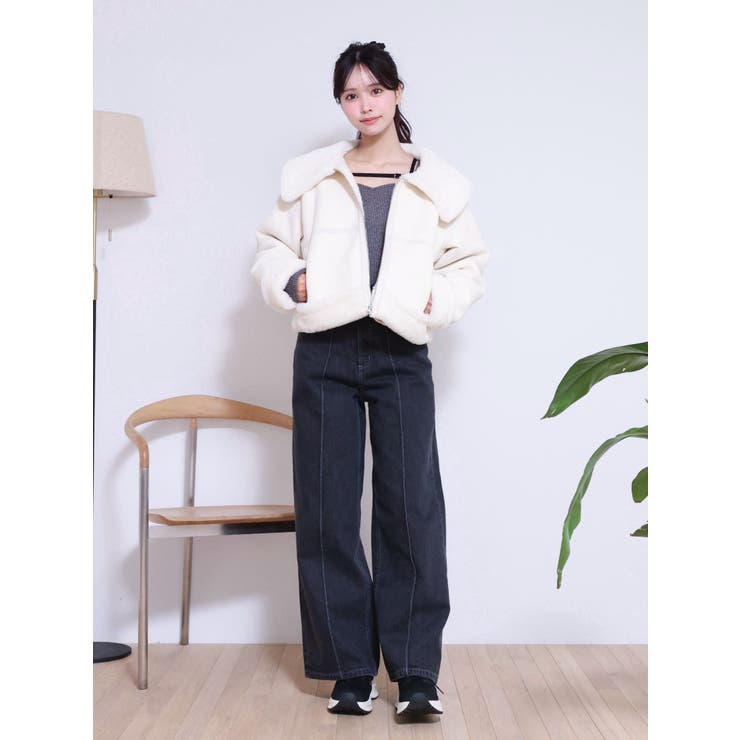 ピンタックワイドデニムパンツ | EATME | 詳細画像19 