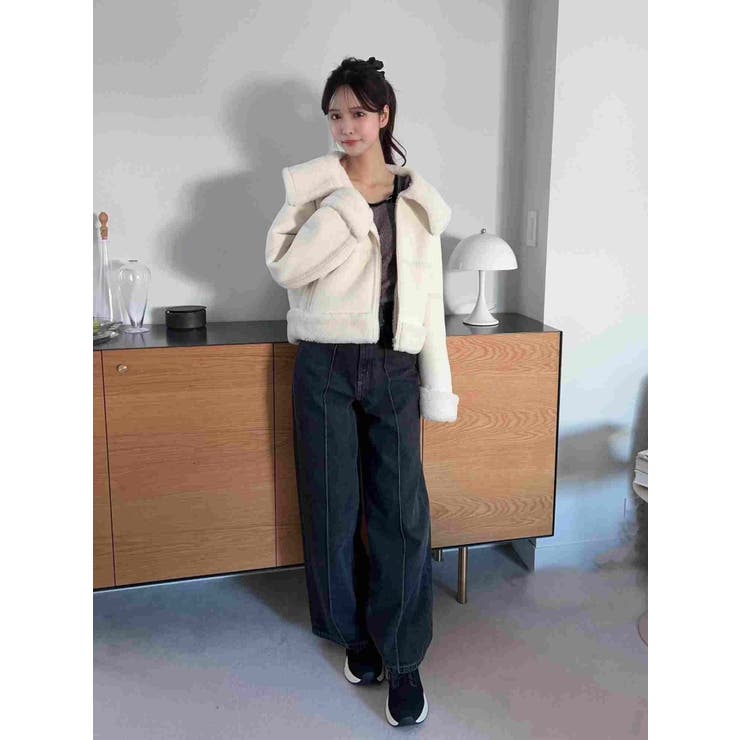 ピンタックワイドデニムパンツ | EATME | 詳細画像25 