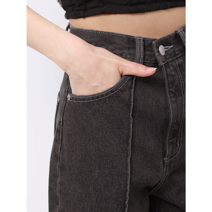 ピンタックワイドデニムパンツ | EATME | 詳細画像38 