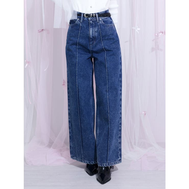 ピンタックワイドデニムパンツ | EATME | 詳細画像7 