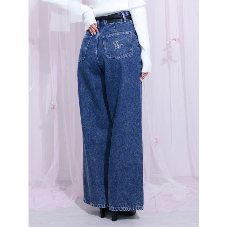 ピンタックワイドデニムパンツ | EATME | 詳細画像9 