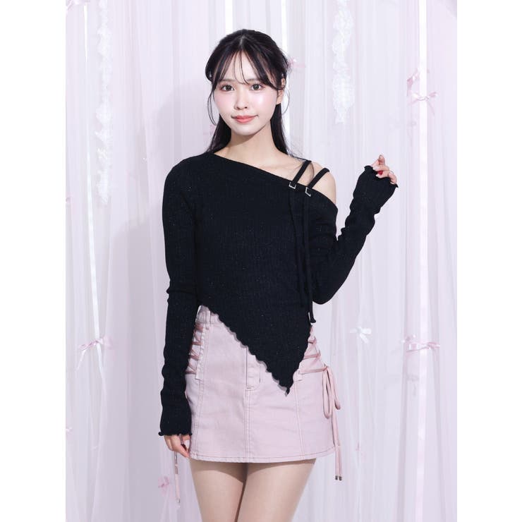 サイドレースアップデニムスカート | EATME | 詳細画像16 