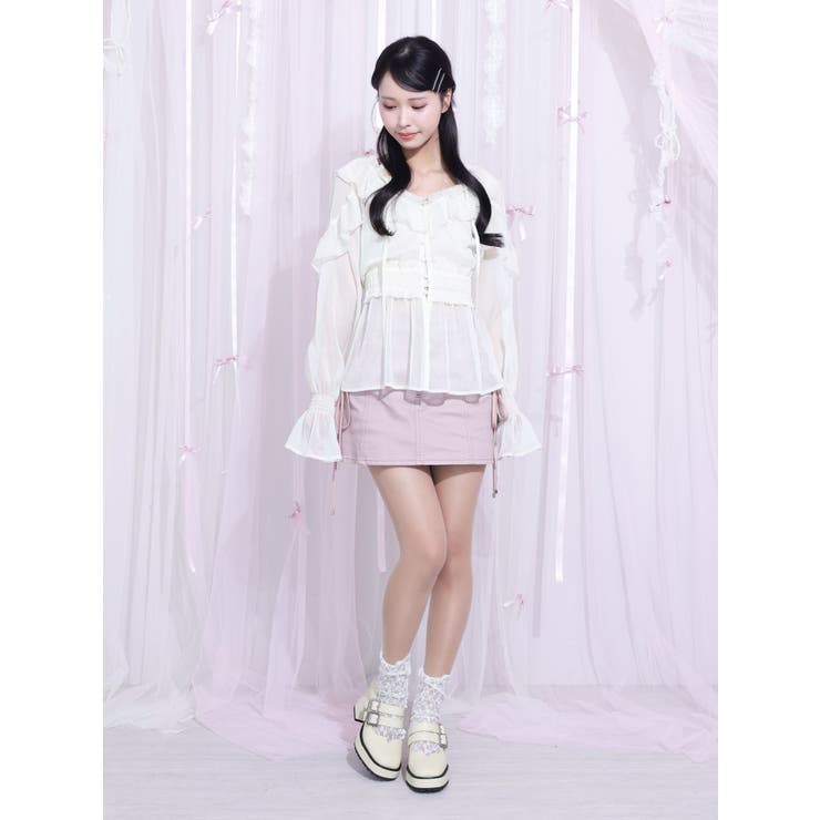 サイドレースアップデニムスカート | EATME | 詳細画像20 