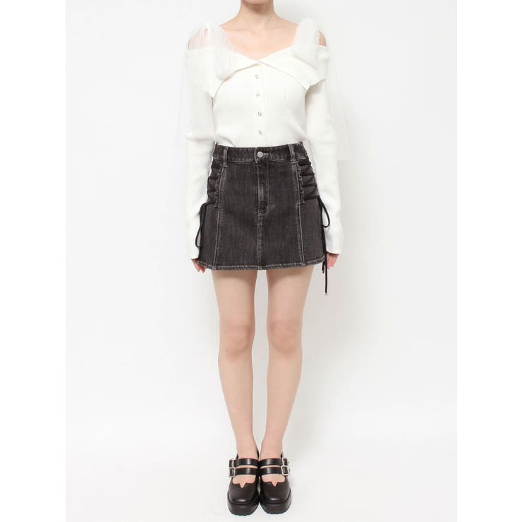 サイドレースアップデニムスカート | EATME | 詳細画像27 