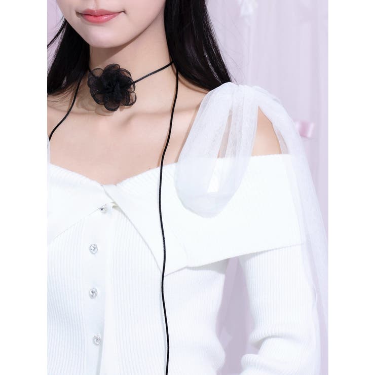 ５５％以上節約 チュールリボンニットTOP[品番：MKSW0062307]｜EATME トップス