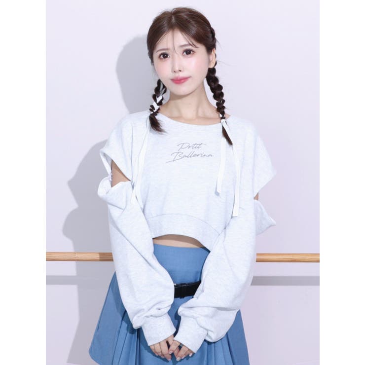 Petit BallerinaロゴスウェットTOP | EATME | 詳細画像1 