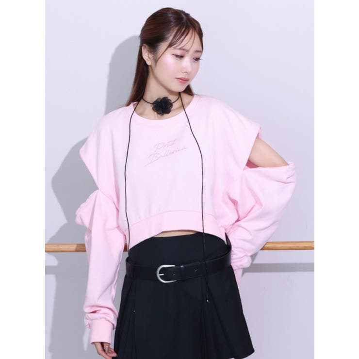 ピンク | Petit BallerinaロゴスウェットTOP | EATME