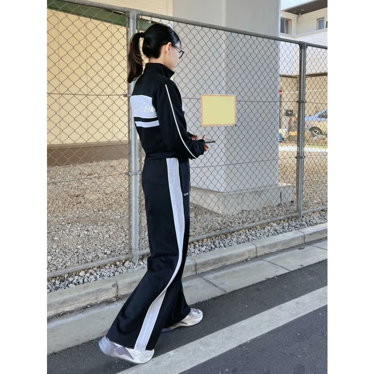 バイカラーラインジップスウェット（セットアップ可能） | EATME | 詳細画像43 